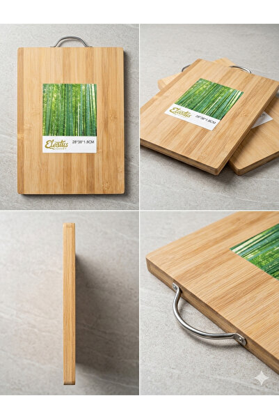 Generic Electus Premium Wooden Cutting Board Size (28*38*1.8CM)