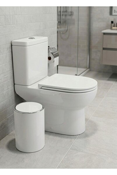 Saban Coș de gunoi alb 5 litri - model Inca