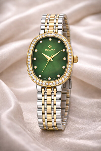 belona Luxury Women's Waterproof Stainless Steel Watch, Premium Gift Box Edition