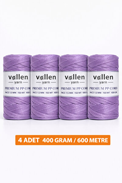 vollen yarn 600m Polyester Makrome Ipi, Supla Ipi, Çanta Ipi, Bileklik Ipi,ma...
