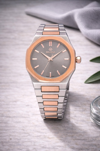 belona Men's Luxury Watch, Made of Stainless Steel, 3Atm Water-Resistant, Com...