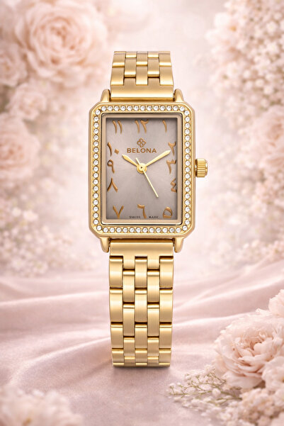 belona Luxury Women's Waterproof Stainless Steel Watch, Premium Gift Box Edition