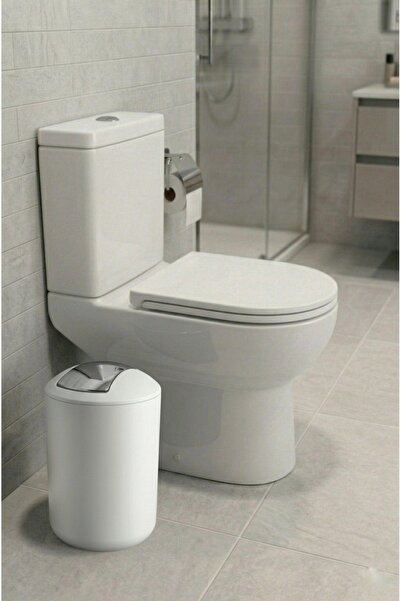 Saban Coș de gunoi alb, 6,4 litri - model brazilian