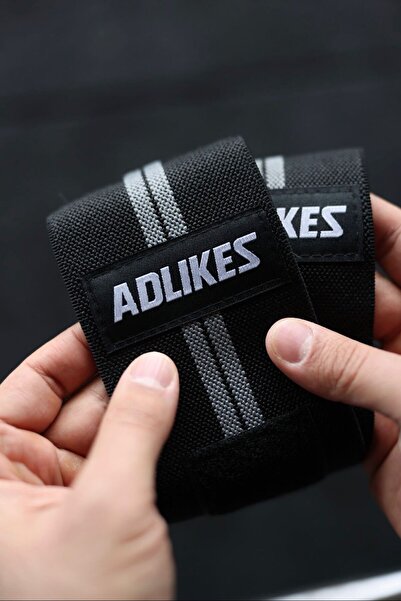 ADLİKES Fitness Crossfit Vücut Geliştirme Ağırlık Destek Bilekliği - El Bileği Koruyucu Spor Bandı