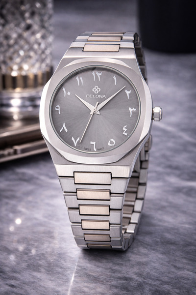 belona Men's Luxury Watch, Made of Stainless Steel, 3Atm Water-Resistant, Com...