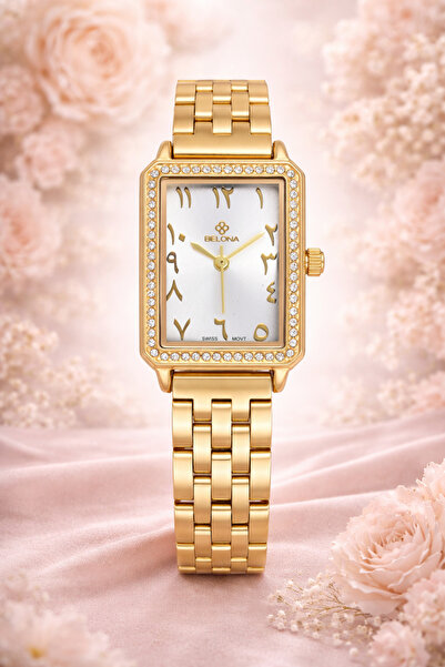 belona Luxury Women's Waterproof Stainless Steel Watch, Premium Gift Box Edition