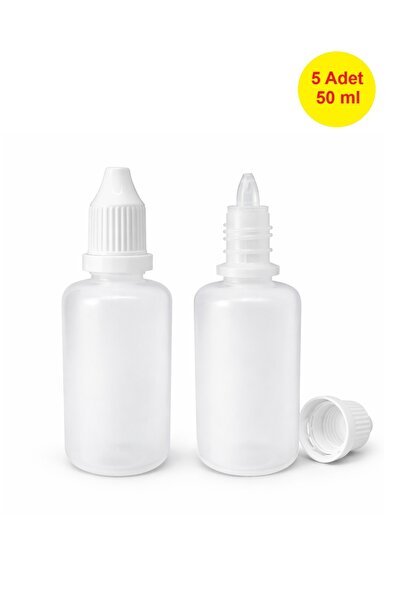 demethome 5 Adet 50 Ml Boş Plastik şişe ecza-pet-Numune-likit-mürekkep Şişesi...