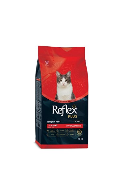 Reflex Hrană uscată pentru pisici adulte Plus, miel și orez, 15 kg