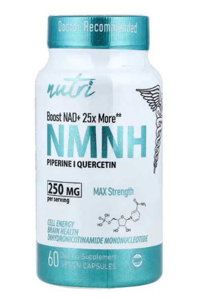 Nutri NMNH (Dihydronicotinamide Mononucleotide), NAD Supplement to Boost NAD+...
