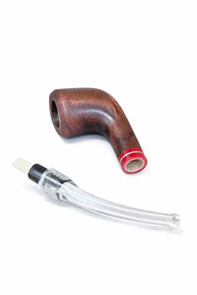 Pipo Gül Kökü Pipo Tütün Piposu Ölçüler-Çap:19mm,Derinlik:31mm,Boy:138mm.