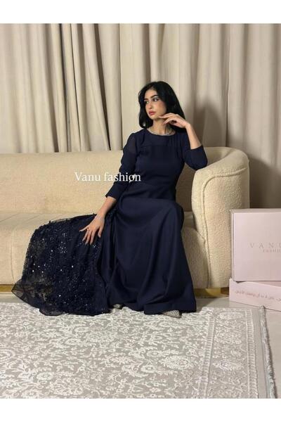 vanus fashion 6898 -فستان سهرة طويل