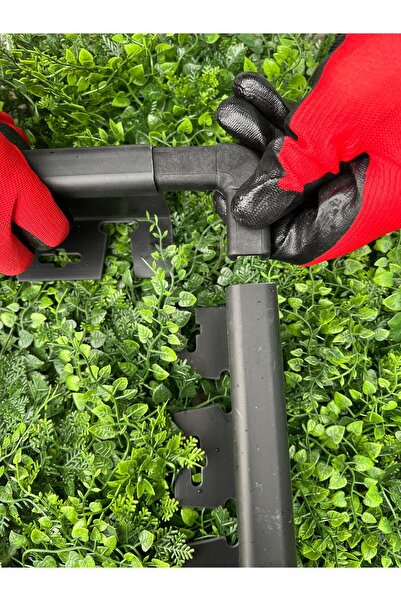 EKPRATİK GARDEN Pratik Garden ENVAPLAS Siyah Strong Düz Çim Ayırıcı Köşe Adap...