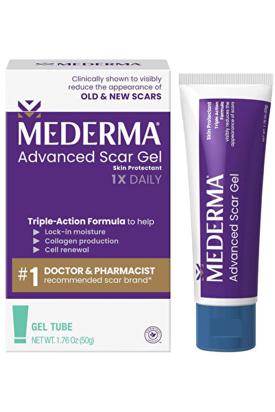 Mederma Advanced Scar Gel - Treats Old & New Scars, Reduces Appearance of Sca...