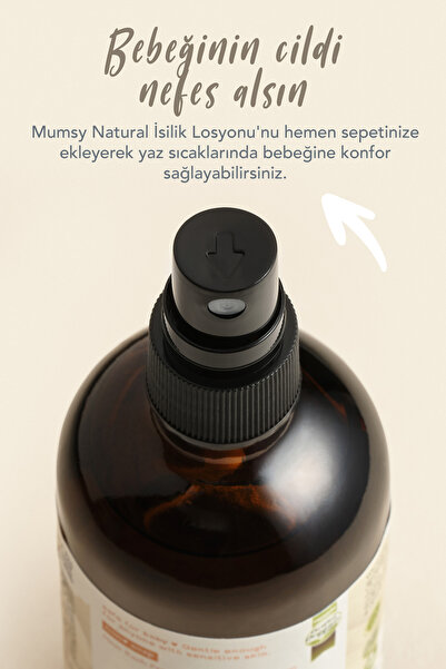 Mumsy Natural Isilik Losyonu Hassas Ciltler İçin Koruyucu 100 ml Doğal İçerikli