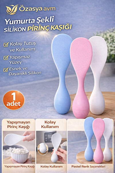 Özasya AVM Non-Tipping Non-Stick Rice Spoon