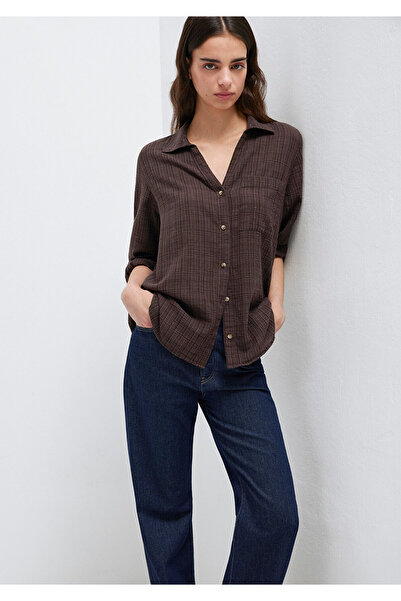 Mavi Brown Shirt Loose Fit / Relaxed Fit 1211114-70236