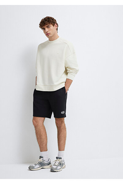 Mavi MVJNS Baskılı Siyah Şort 0410317-900