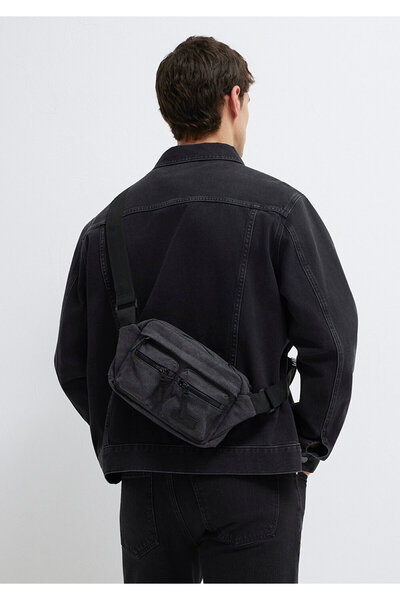 Mavi Gri Bel Çantası 0912162-900