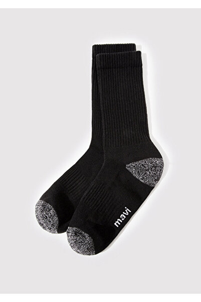 Mavi Schwarze Stiefelsocken 0911614 -900