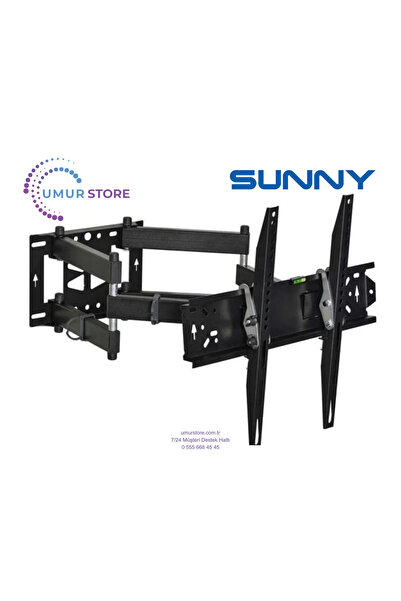 Sunny SN65FMN252 65" Inç HD Smart WebOS LED TV Hareketli Televizyon Duvar Ask...