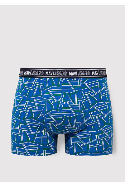 Mavi Baskılı Boxer 0911065-70695