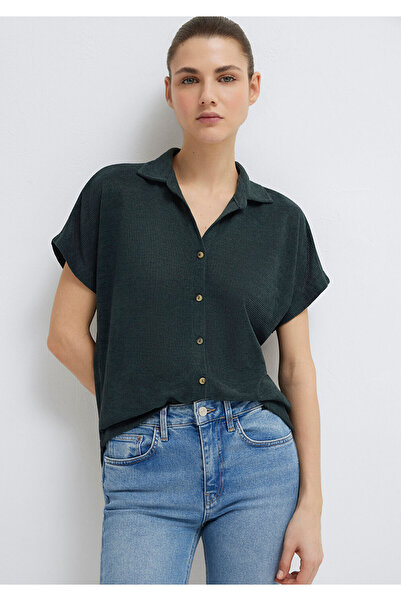 Mavi Lux Touch Grünes Polo-T-Shirt Standard1612142-71598