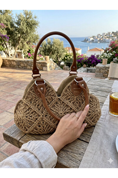 PACHİRA حقيبة مقبض سلسلة ورقية، موديل براميت العرض 38 سم. الطول 24 سم. الجسم ...