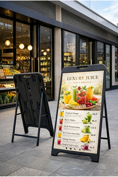 Grand City Media Windproof Waterbase Illuminated Led Poster Stand 60X90 - 60X...