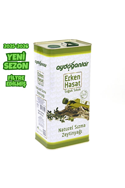 Aydoğanlar Erken Hasat Soğuk Sıkım Zeytinyağı 5 Lt