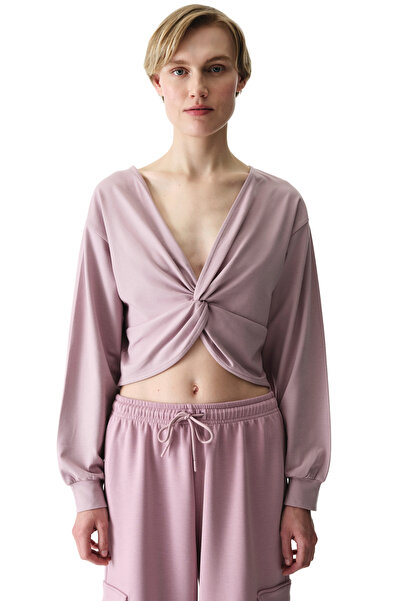 Penti Lila Cotton Modal Blend Twisted Sweatshirt