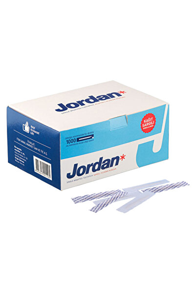 JORDAN Kağıt Sargılı Kürdan 1000'li Paket