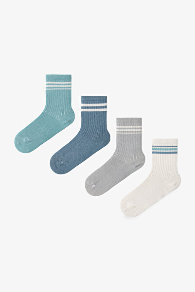 Penti Șosete Blue Boy Zen Stripes, pachet de 4