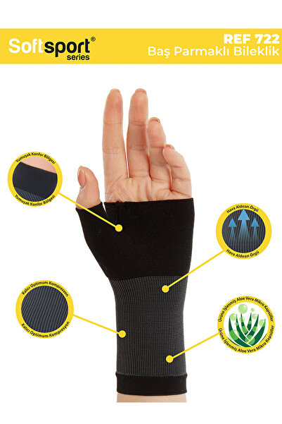 Variteks Ref 722 Thumb Wrist Brace Hand Wrist Support / Hand Wrist Brace / So...