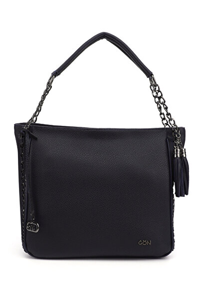 GÖNDERİ(R) حقيبة كتف نسائية/بنات باللون الأزرق الداكن