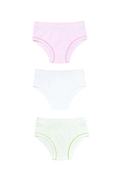 OrganicKid Cotton Kız Çocuk İç Çamaşır Set 3'lü