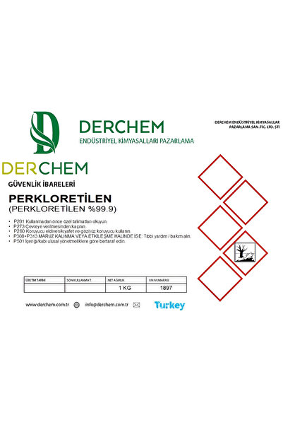 DERCHEM PERKLORETİLEN %99.9 1 KG