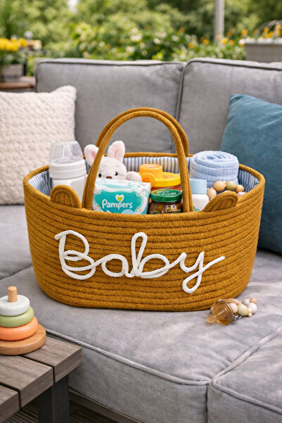 Generic Premium Baby Essentials Organizer Basket - Order and Elegance in One ...