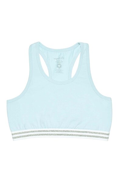 OrganicKid Sporty Kız Çocuk Mavi Büstiyer