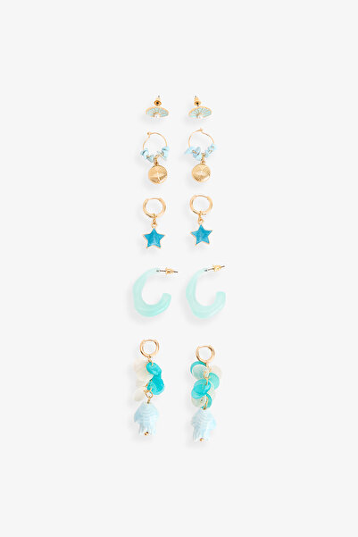 Penti Açık Mavi Gisele Küpe Seti