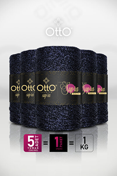 Otto Преміум Simli Supra - Синій - Пакет з 5 штук - 3 мм/200 г/260 м - Сумка ...