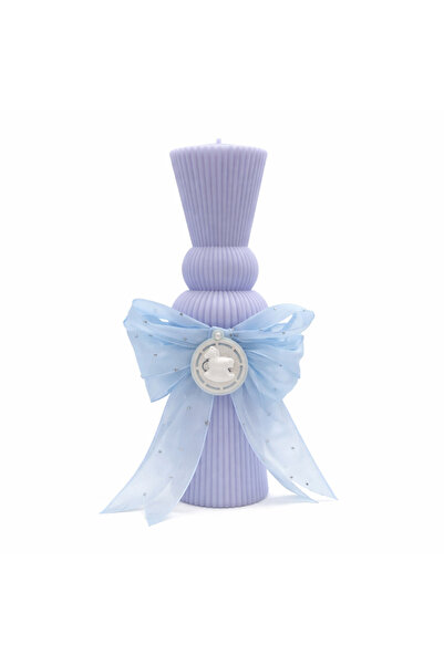 Dany Kids Fashion Μπλε κερί σε σχήμα κλεψύδρας διακοσμημένο με φιόγκο, μοντέλ...