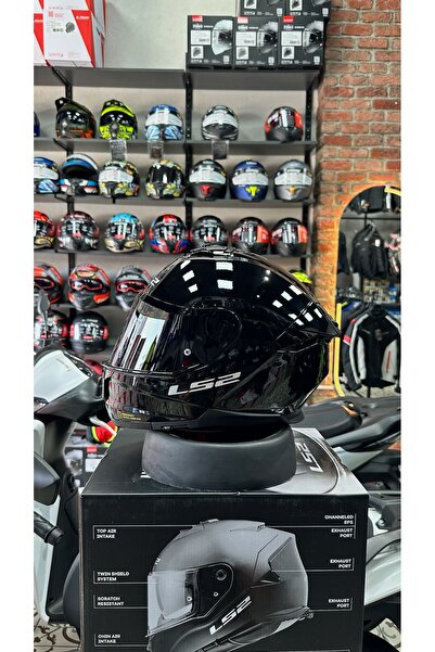 LS2 Stream 2 Parlak Siyah Kask