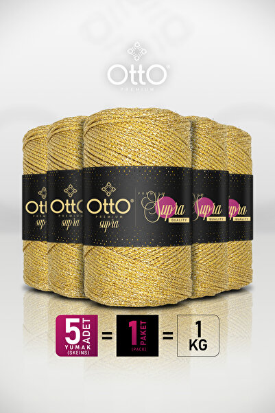 Otto Преміум Simli Supra - Відкрите золото - Пакет з 5 штук - 3 мм/200 г/260 ...