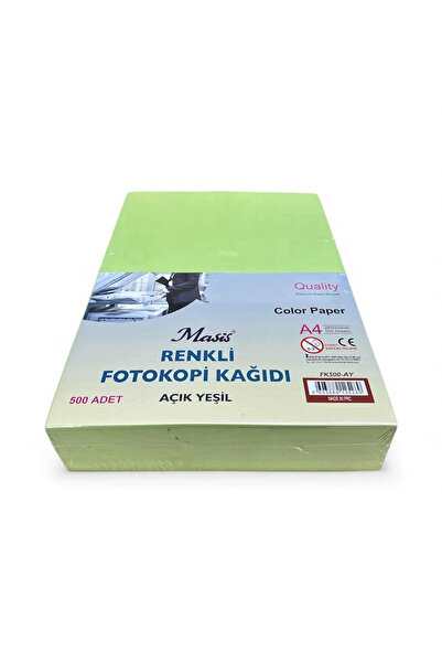 Masis A4 Color Copy Paper 500 Sheets Light Green