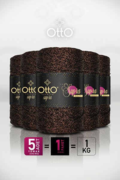 Otto Преміум Simli Supra - Коричневий - Пакет з 5 штук - 3 мм/200 г/260 м - С...