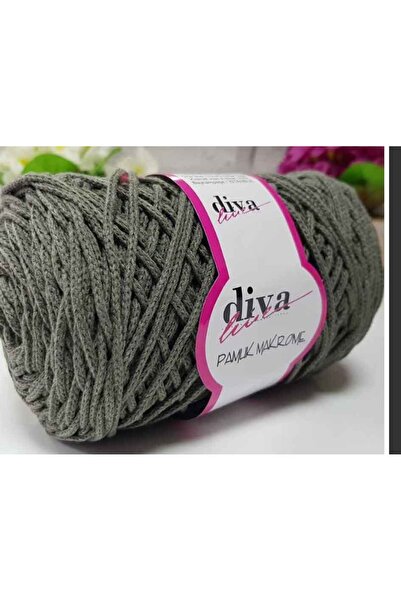DİVA Angel Torba Dodatak Diva Pamuk Makrame Kaki zeleni (debeli)