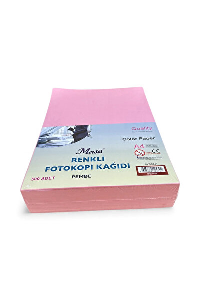Masis A4 Color Copy Paper 500 Sheets Pink