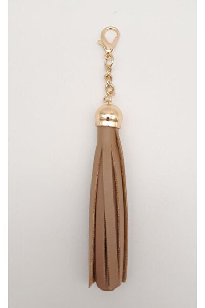 angel çanta aksesuar Βιζόν Faux Leather Φούντα με ελαφρύ χρυσό μέταλλο