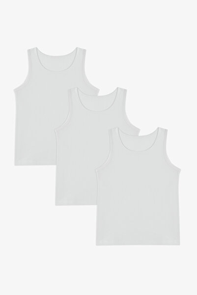 Penti Boy's Basic Multicolored 3-Piece Undershirt