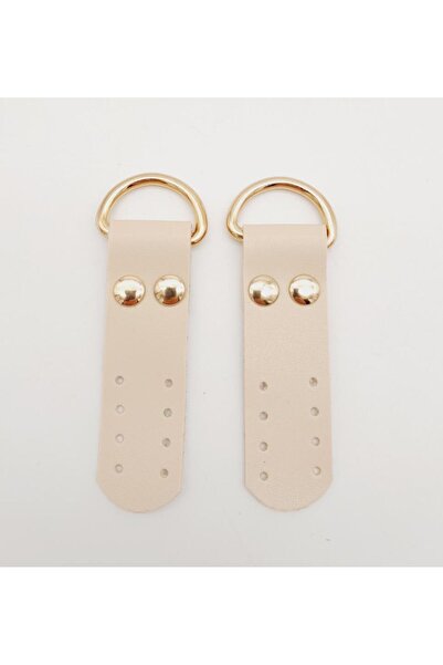 angel çanta aksesuar Κρέμα μονής στρώσης από συνθετικό δέρμα με ελαφρύ χρυσό ...